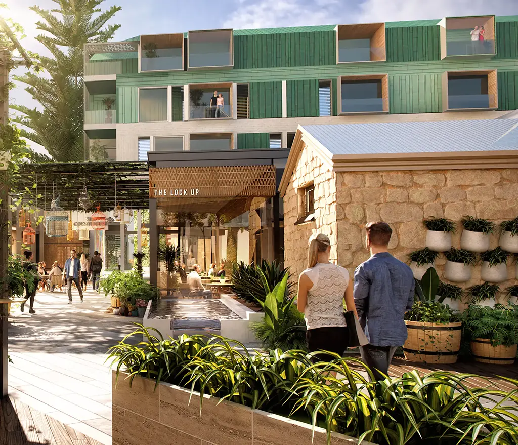 3d render of "the look up" fremantle courthouse