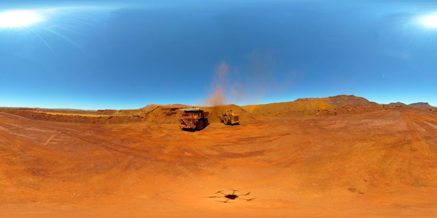 rio tinto vr app family day 360 image dumptruck
