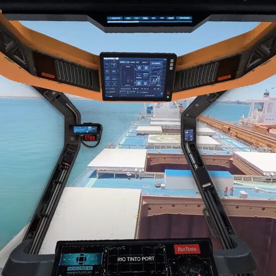 rio tinto futuristic vr pod ride