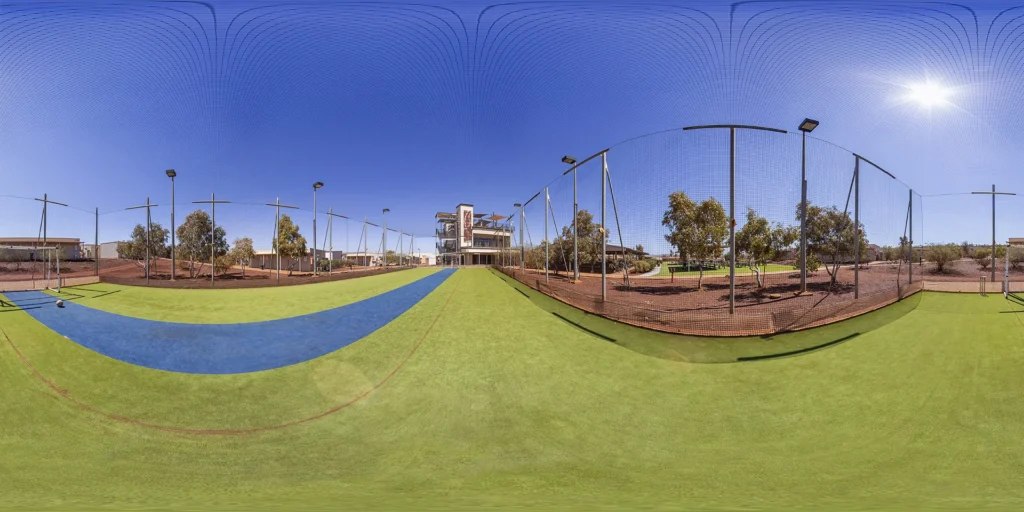 mulla mulla 360 panorama cricket field