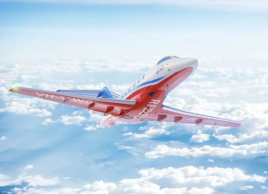 3D render gallery 3d render royal flying doctor rio tinto airplane