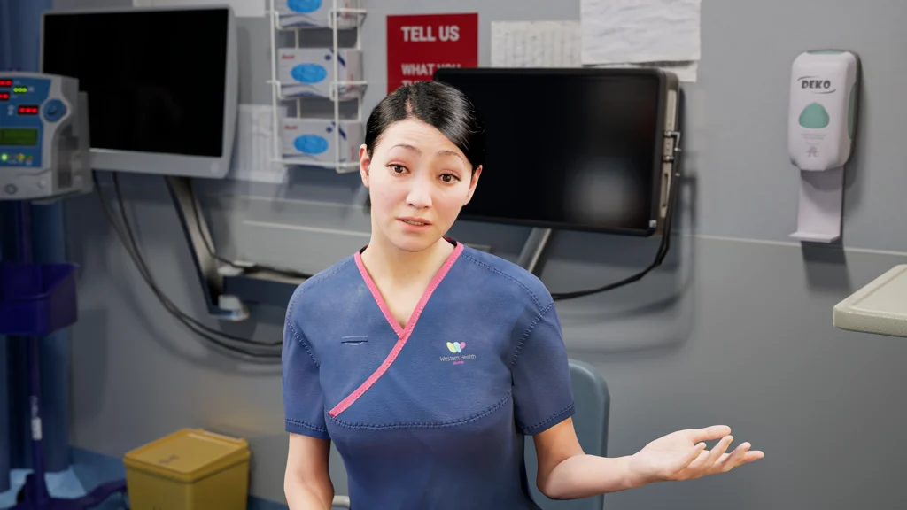 virtual reality training western health