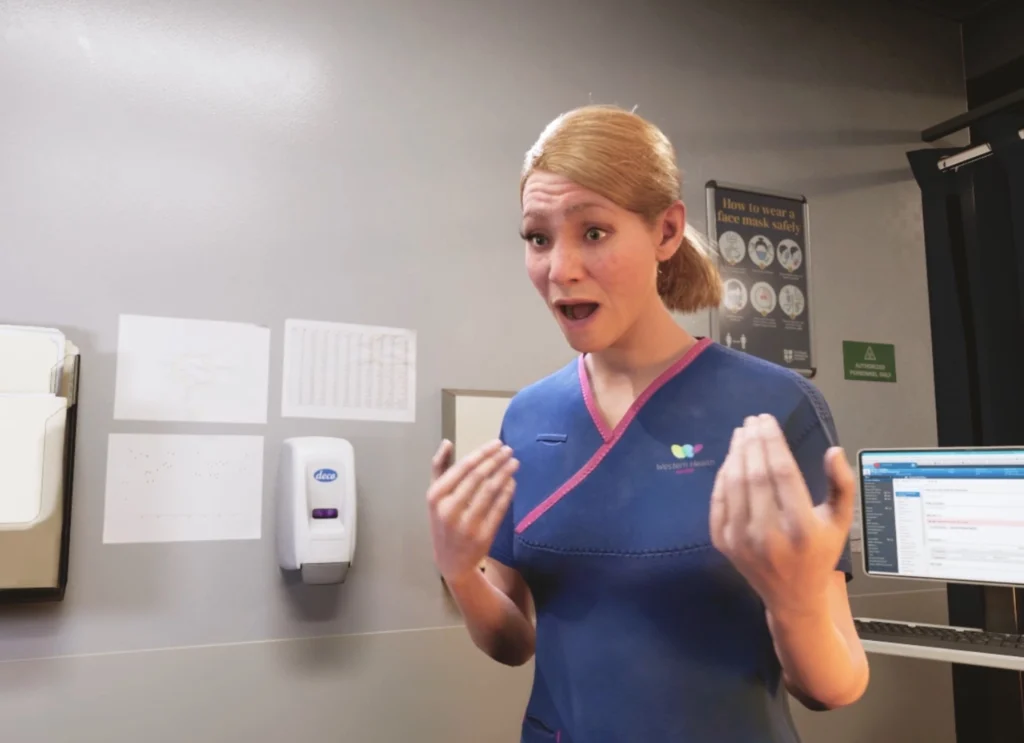 virtual reality training western health