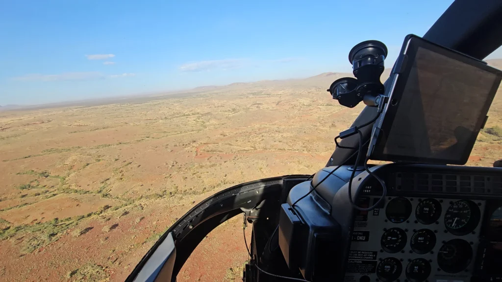 geaar pilbarra helicopter research