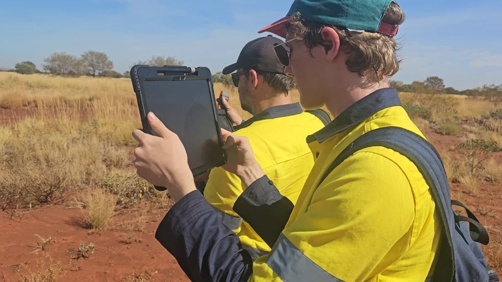 geaar augmented reality bts cody holding an ipad
