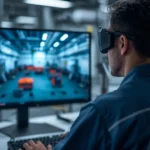 Worker training in a virtual factory environment using 360-degree video